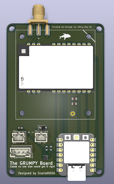 Grumpy Board - 1 Watt Repeater with SMA connector - Wifi Firmware Updates - Battery Monitoring with MPPT Solar Charging Controller - PRESALE! Approximate Ship Date  Aug 20th - 28th - NO REFUNDS!(see below)